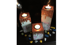 Tea light candle stands